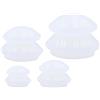 Zyluniy 4 Pezzi Massaggio Cupping Kit, Coppe Anticellulite Con Coppe per Il Corpo, Coppettazione Massaggio per Indolenzimento Muscolare, Sollievo dal Dolore (Trasparente)