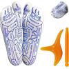 HASAIKA Set di Calzini per Riflessologia Plantare, Reflexology Socks with Pen, Calzini per Tabella di Riflessologia, Sollievo Dal Dolore, Miglioramento Della Circolazione (Donne)