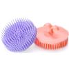 Generic Spazzola per capelli e cuoio capelluto, spazzola per la pulizia della forfora, per doccia e cuoio capelluto, 2 pezzi