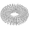 chi-enterprise Anello massaggiatore per dita in acciaio inox, anello antistress premium argento, stimolazione agopressione, miglioramento circolazione, grande - chi-enterprise