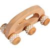 woyufen Massaggiatore manuale in legno, set di massaggi in legno, massaggiatore per la terapia del corpo, rullo per la schiena multifunzionale, rullo massaggiatore per i piedi