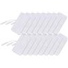 iStim 16 Elettrodi TENS autoadesivi 5x10 cm - Super Morbidi e Riutilizzabili, Compatibili con Dispositivi TENS/EMS, Connettore da 2 mm - Ideali per Terapia del Dolore e Tonificazione Muscolare