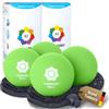 Harmony Ball Pallina da massaggio in caucciù naturale, set da 2 pezzi, conrete inclusa, dimensioni delle palline 6,3 cm/7,2 cm, piacevolmente flessibile, ideale per automassaggi e massaggi delle fasce muscolari