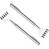 Lmyzcbzl Grattaschiena, 2 Pcs Schiena Grattaschiena Telescopico, Scratcher Posteriore in Acciaio Inossidabile, Portatile Grattaschiena Massaggiatore, per la Testa, Massaggio alla Schiena