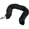 Roluck Plug Anale Lungo a Coda Di Volpe, Butt Plug in Metallo Con Coda Di Animale Cosplay Erotico Che Gioca a Fare Sesso Strumenti Civettuoli Per Coppie Roluck Nero (L)