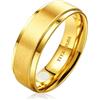 JEROOT Anello magnetico in titanio, anello magnetico da uomo e da donna, anello magnetico terapeutico, anello magnetico lucido, magnete forte (3500 Gauss), 62 (19.76)