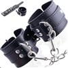 Future of your pleasure Sensual FOPS Manette Sexy Nere per Coppia 29,5 cm Larghezza 5,5 cm Catena Metallo 15 cm Pelle Sintetica - Manette BDSM Regolabili Accessori Erotici per Giochi di Dominazione Sottomissione e Piacere Intimo B01