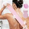 Generic Set da bagno esfoliante, scrubber per la schiena della doccia, scrubber per il corpo, spugna da bagno, guanto da doccia, accessori essenziali per la doccia in casa, spa e viaggi