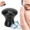 Fyearfly Gua Sha Massaggio a Forma di Fungo, Tavola Guasha a forma di fungo, Strumento per massaggio con ossidiana a forma di fungo pietra per massaggio facciale Guasha per meditazione SPA rilassante