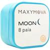 MAXYMOVA Bigodini professionali in silicone per laminazione ciglia, set in diverse misure e modelli, ultra morbidi, confortevoli e sterilizzabili (Moon)