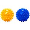 Inception Pro Infinite - Giallo e Blu Set 2 Palle da Massaggio - 7.5 cm diametro - Fitness - Ginnastica - Sport - Antistress - Piedi - Mani - Collo - Schiena - Braccia - Sport - Pilates