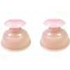 Healthy Care Careforyou 2 pz Natural Nipple Enlargement & Enhancer Portable eliminare affaticamento vuoto Coppettazione (S (6,5 cm - 4.5 cm))