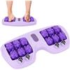 Yooyan Rullo per massaggio dei piedi, massaggiatore manuale a doppio piede, design ergonomico con sollievo muscolare, per donne, uomini, rilassamento, palestra, viaggi, attività all'aria aperta, casa