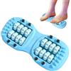 Hnonoxy Rullo Massaggio Piedi,33×14×4 cm Rullo Portatile Agopressione,Rullo Fascite Plantare,Massaggiatore Plantare Shiatsu,Essenziale Suole Rigide,Yoga,Fitness Fascite (Blu)