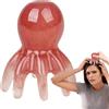 Ruwshuuk Accessori per Spa per la Testa | Massaggiatore Manuale A Polpo Per Testa | Accessorio Benessere Per Casa Spa Doccia Collo Corpo Viaggio Famiglia Yoga Regalo