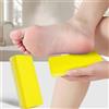 Generic 1 confezione di pietra pomice per piedi, pietra pomice per piedi, scrub per piedi, strumenti efficaci per pedicure (giallo)