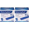 Detectaplast Universal Cerotti Detectabili Blu - Impermeabili e Resistenti allo Sporco per Alimentari, Cucina, Catering e Ristorazione - 25 x 72 mm, 100 Pezzi (Confezione da 2)