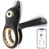 Cacuola Anello Vibrante per Lei e Lui Sex Toys Uomo, Sexytoysys Coppia | 10 Modalità Vibratore per Uomo con APP, Stimolatore per Clitoride, Anello per Pene da Uomo, Anello Pene Sex Toy, Cock Ring