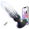 Amoochoo Sex Toys Plug Anale Vibratore per Uomo Donna - Stimolatore Prostata Vibratori Anal Plug Sex Toy 7 Vibrazione 7 Spinta, Massaggiatore Prostatico Sexytoysys per Uomini Coppia Gay con App & Telecomando
