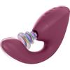 Womanizer Next Duo Vibratore Rabbit per Donna con 14 Modalità di Vibrazione e Aspirazione | Doppio Motore per Stimolazione del Clitoride e del Punto G | Sex Toy Silenzioso in Silicone | Rosa
