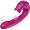 Sumeber vibratori per il suo clitoride e G-Spot, silicone lingua leccare e aspirare vibratore con funzione shock, erotico giocattolo sessuale per le donne, coppie (SVB01)