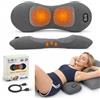 XQDNLN 3-in-1 Massaggiatore Schiena, Collo e Spalle, Cuscino Massaggiante, Massaggio Cervicale per Rilassamento Muscolare, Supporto Lombare e Trazioni per Casa, Ufficio e Auto