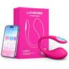 LOVENSE Lush 4.0 Vibratore Punto G per Donna, Uovo Vibrante Indossabile | Bluetooth a lunga distanza per coppie, luce LED, IPX7, uso discreto, 10000+ modalità, silicone delicato e ricarica USB