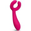 Teazers Vibratore in silicone triplo paio di vibratori per voi clitoride e punto G, silenzioso, stimolatore anale prostatico con 7 frequenza di vibrazione