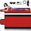 xingruyu Tappetino a luce rossa per corpo, 195,6 x 86,4 cm, coperta a luce rossa, 1370 LED 2 in 1 (660 nm e 850 nm), pelle di alta qualità, 3 modalità e timer regolabile