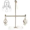 WALY-SEXME Nipple Clamps Morsetti Metallici per Capezzoli Pinze Giocattoli per Capezzoli Barra di Diffusione Erotico Sadomaso Bondage Fetish Stimolazione del Seno per Donne Uomini Lesbiche