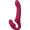 LOVENSE Lapis Vibratore Doppio Strap-On Senza Imbracatura per Coppie | Controllo Remoto, Estremità Flessibile, Stimolazione del Punto G e Stimolatore Clitorideo per Donne e Coppie