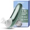 Womanizer Pro Succhia Clitoride per Donna, Stimolatore Clitorideo, Verde | 11 velocità, Sex Toy Impermeabile, Vibratore Ricaricabile, Vibratoreper per donne e coppie, Design intuitivo