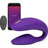 We-Vibe Sync 2 Vibratore per Coppie Sextoy con App e Telecomando, viola | doppia stimolazione, 10 livelli di intensità, gioco erotico design ergonomico, silicone morbido, impermeabile, ricaricabile