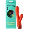 AMORELIE Joy - Rabbit Vibratore Shake da donna, impermeabile, ricaricabile, in silicone e ABS
