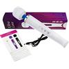 MarieLove - Vibratore Magic Wand 2.0 - funzionamento a batteria | colore + testina a scelta, 20 livelli di vibrazione