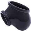 TOYLIE lattice guaina pene Ben nero - Penis sleeve con cockring di 3,5 cm (elastico) per asta e scroto