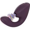 Womanizer Next Duo Vibratore Rabbit per Donna con 14 Modalità di Vibrazione e Aspirazione | Doppio Motore per Stimolazione del Clitoride e del Punto G | Sex Toy Silenzioso in Silicone | Viola