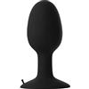 Prowler Ponderato Butt Plug Roll Play Nero (Grande, 12,7 cm)