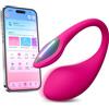LOVENSE Lush 4 Vibratore Punto G per Donna, Uovo Vibrante Indossabile | Bluetooth a lunga distanza per coppie, luce LED, IPX7, uso discreto, 10000+ modalità, silicone delicato e ricarica USB