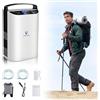 KKTECT Concentratore di Ossigeno Portatile, 90% ± 3% Alta Purezza 1-5L Concentration Adjustable Oxygen Machine Generatore di Ossigeno(3kg) per uso Domestico e da Viaggio