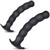 Roluck Plug anale Roluck con set di plug anali in silicone per glutei, piccolo grande sex toy per donne e uomini…