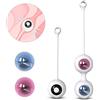 Dergad 9 Modalità di Màssaggio Silicone Kēgēl Bàll 2 in 1 Palline con Telecomando Per il Pelvico Palline per Donna, Ricaricabile,Impermeabile,Liscio,Controllo della Vescica ed Esercizi del Pavimento Pelvico