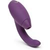Womanizer InsideOut Vibratore Succhia Clitoride per Donne | Sex Toy Vibrante per la Stimolazione del Punto G | Giocattolo Rabbit con 12 Livelli di Intensità | Impermeabile | Viola