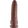 Pipedream King Cock Consolador King Cock Con Bolas - 25Cm - Oscuro - 730 Gr