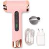 GOWENIC Asciugacapelli Senza Fili, Asciugacapelli da Viaggio Portatile, Flusso D'aria a Ioni Veloce da 200 W Design Caldo Freddo, Asciugacapelli Ricaricabile USB da 15000 (Spina