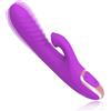 MBHiKUY Massaggiatore elettrico, Vibratori Sessuali per Donna, Doppio Motore e 12 Modalità di Vibrazione per Clitoride Punto G e Stimolazione Massaggiatore Viola, Sex Toy Impermeabile per Donne e Uomini