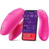 We-Vibe Chorus Pro Vibratore per Coppie con App e Telecomando | Giocattolo Erotico per Coppie in Silicone con 10 Livelli di Intensità | Stimolatore Clitoride & Punto G per Lui e Lei | Rosa