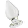 Roluck Plug Anale Dilatatore Donna in Vetro Sesso Toy 16 * 7,5 CM Cono di Cristallo Anali Plug Anale Per Pene Masturbazione Massaggiatore Stimolazione Del Punto G Giocattoli Del Sesso Adulto