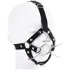 Honeylust SM Imbracatura con Bavaglio & Gancio Naso - Bondage Fetish | Accessorio BDSM regolabile in ecopelle & metallo, diametro bavaglio 4 cm, unisex