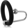 Rouge Cuir - Sfera uretrale in acciaio con anelli in silicone